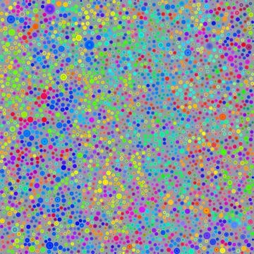 Trippy Vibrant Abstract Rainbow Circle Background Stock Illustration