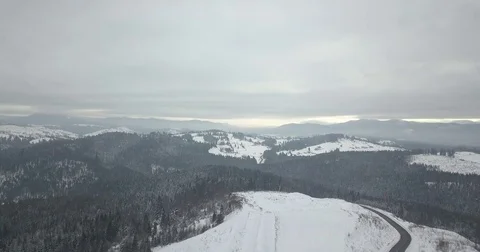 Trips to the Carpathian mountains, and rest in the ski resort Stock Footage 85455002