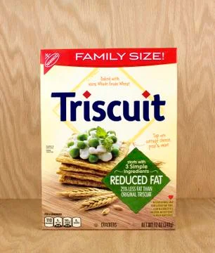Triscuit cracker box. Stock Photos