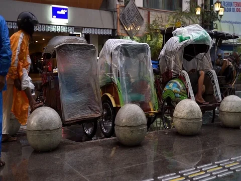 The trishaw or beca Stock Footage 99487467