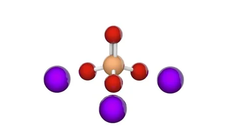 Trisodium phosphate (Na3PO4). Seamless loop. Stock Footage 153802971