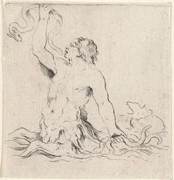 Triton; Collection of different Scribbles and Etchings Part 2 ; Collection... Stock Photos