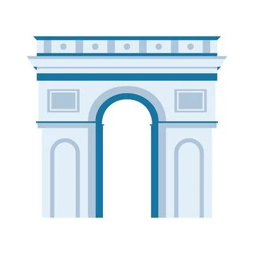 Triumph arch monument Stock Illustration