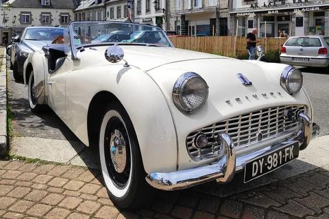 Triumph TR3A Stock Photos