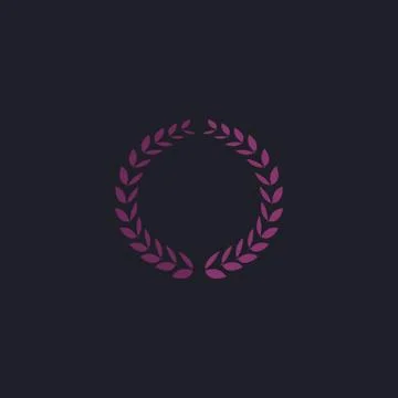 Triumph wreath computer symbol Stock-Illustration