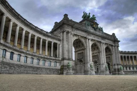Triumphal Arch in Brussels Foto stock