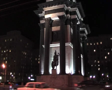 Triumphal arch. Video stock 1065283