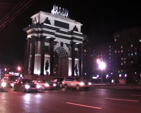 Triumphal arch. 스톡 동영상 1101572