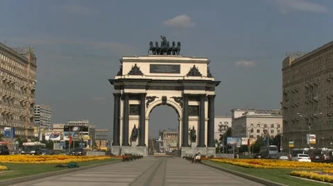 Triumphal Arch Stock Footage 27736622