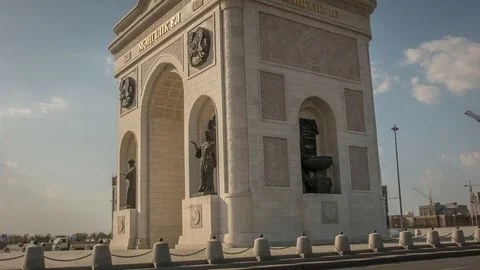 Triumphal arch Stock Footage 87731615