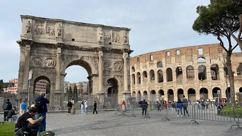 Triumphal Arch Vídeo Stock 186943370