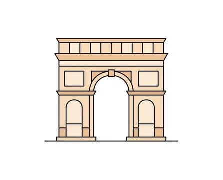 Triumphal Arch icon イラスト素材
