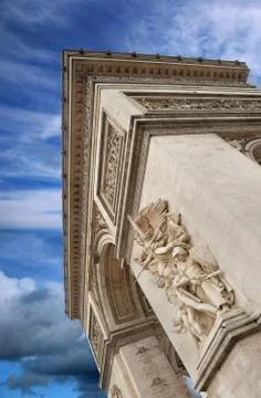 The triumphal arch. Stock Photos