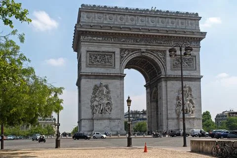 Triumphal Arch. Stock Photos