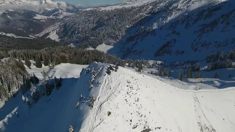 Triumphant climbers on a mountaintop Stock-Footage 90762029