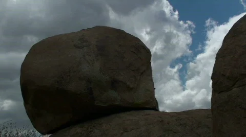 Triumphant Hiker Stock Footage