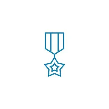 Triumphant victory linear icon concept. Triumphant victory line vector sign Illustrazione stock
