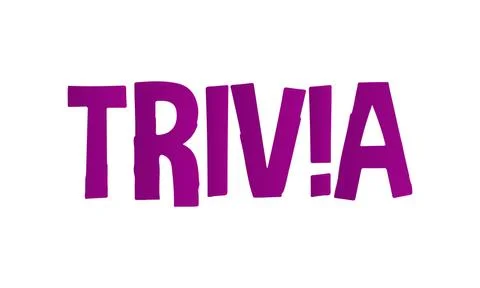 Trivia different lettering vector design, trivia t shirt template Stock Illustration