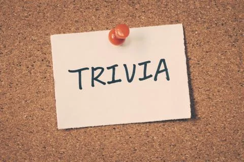 Trivia 스톡 사진