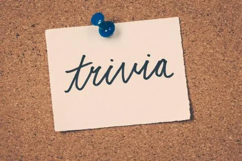 Trivia Stock Photos
