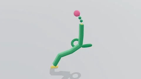 Trna molecule trna delivery 3d loop white background 3D animation seamless loop Stock Footage 341851845