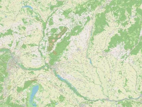 Trnavsky, Slovakia. Open Street Map Stock Illustration