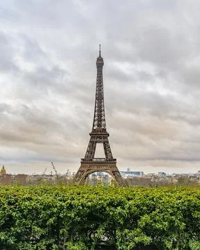 Trocadero Eiffel Tower Viewpoint, Paris Stock Photos