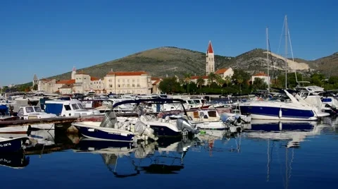Trogir in Croatia Stock Footage 53780110