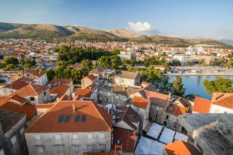 Trogir panoramic view Stock Photos