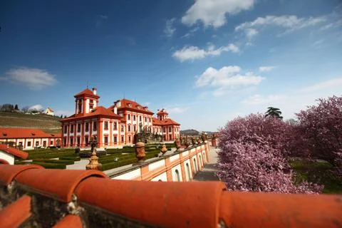 Troja castle Stock Photos