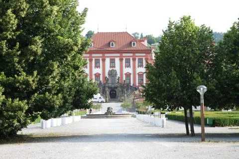 Troja castle Stock Photos
