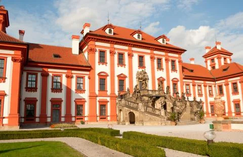 Troja chateau Stock Photos