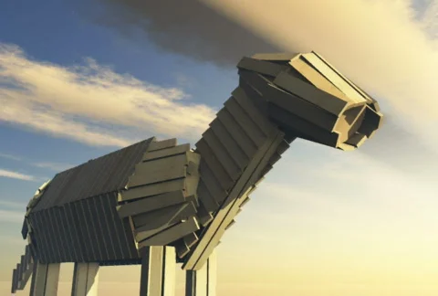 Trojan Horse Stock Footage 115758