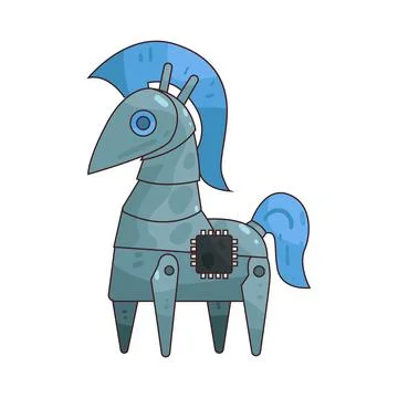 Trojan illustration Stock-Illustration