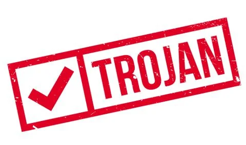 Trojan rubber stamp イラスト素材