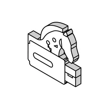 Trojan virus isometric icon vector illustration 스톡 일러스트