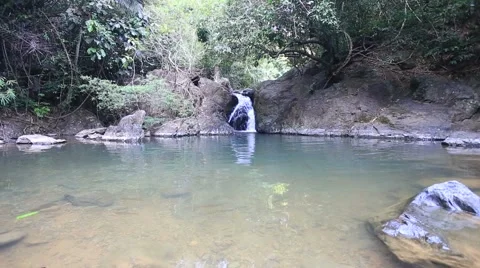 Trok Nong waterfall Stock Footage 55750024