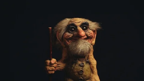 Troll Figure studio quality Stock Footage 91254103