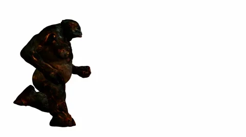 Troll Running Stock Footage 942320