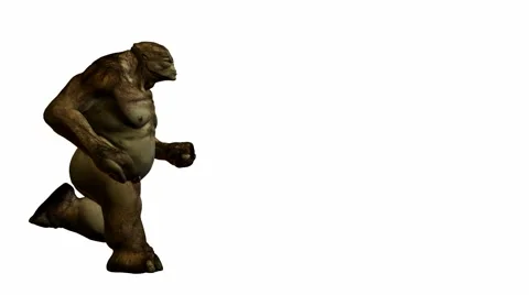 Troll Running Stock Footage 942336