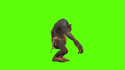 Troll Turn left Green Screen Animation 3... | Stock Video | Pond5