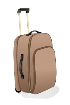 Trolley bag Illustrazione stock