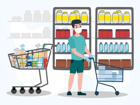 Trolley Concept Illustration Stock Illustration