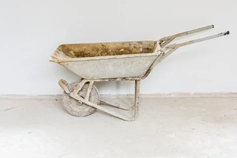 Trolley for construction at construction site Stock-Fotos