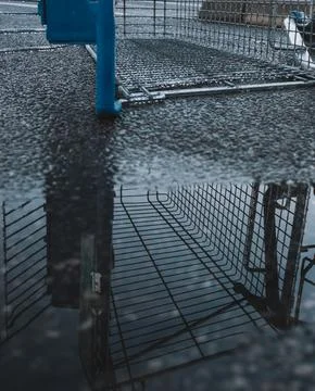 Trolley on the ground Stock Photos