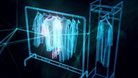 Trolley Hologram Close Up Video stock 155030273