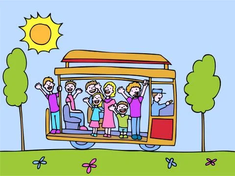 Trolley Stock Illustration