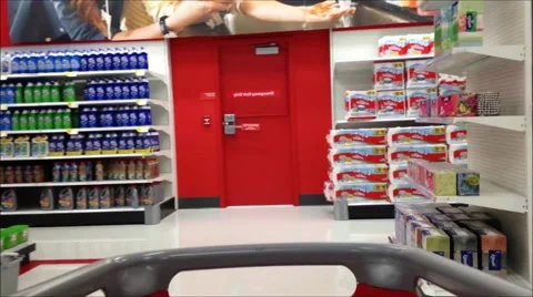 Trolley in store Stock Footage 48756479