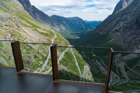 The trolls path viewpoint Stock Photos