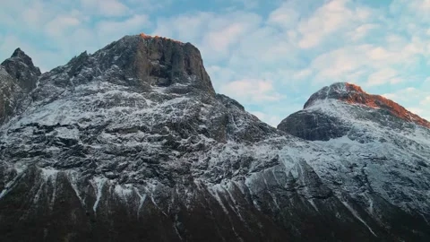 Trollstigen Mountain Road and Majestic Landscape in Norway Stock Footage 315794853